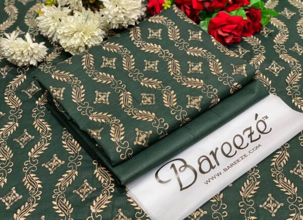 EMBROIDERY LUXURY COTTON LAWN 2PC Collection (BAREEZE LAWN 2025 OPENING)