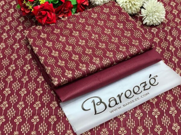 EMBROIDERY LUXURY COTTON LAWN 2PC Collection (BAREEZE LAWN 2025 OPENING)