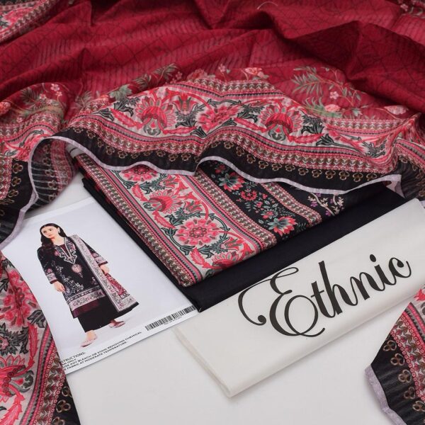 Premium Ethnic Lawn Digital printed 3pc