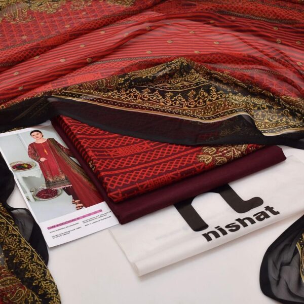 Nishat Premium Printed LAWN  3pc