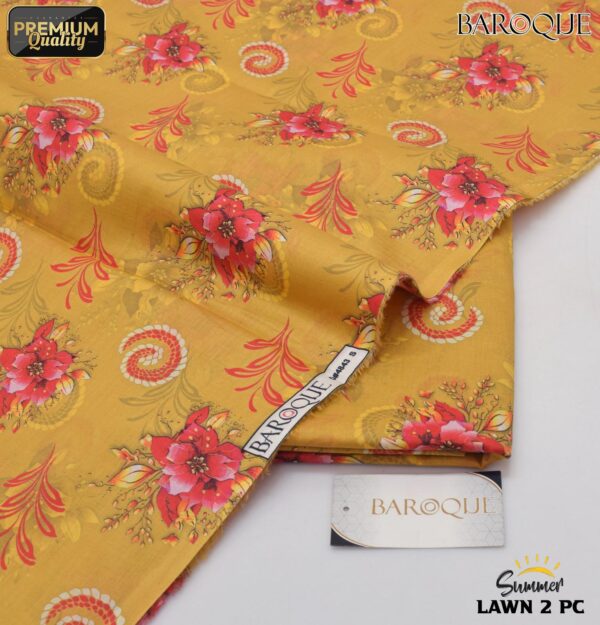 2-Piece Baroque Lawn Suit for Women