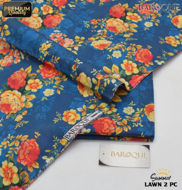 2-Piece Baroque Lawn Suit for Women