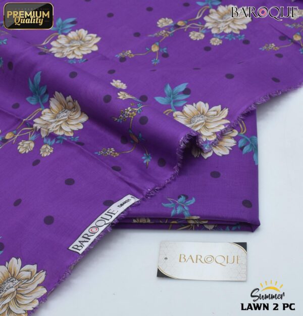 2-Piece Baroque Lawn Suit for Women