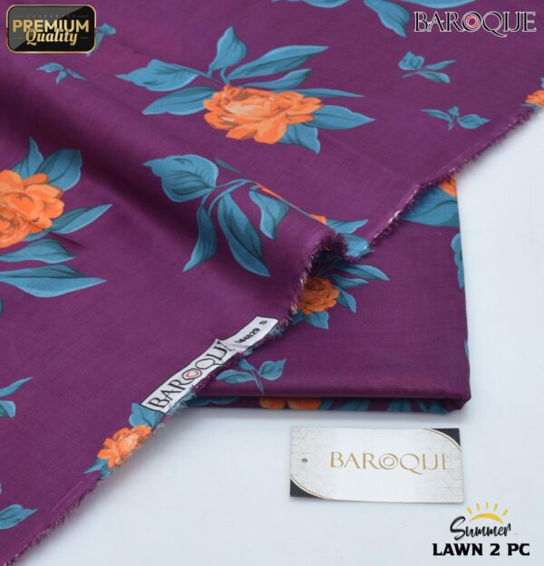 2-Piece Baroque Lawn Suit for Women