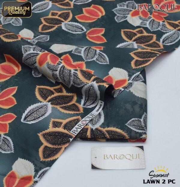 2-Piece Baroque Lawn Suit for Women