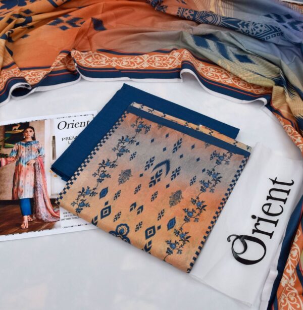 Orient 3-Piece Digital Printed Suit - Timeless Elegance!