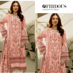 Firdous 3-Piece Printed Suit