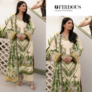 Firdous 3-Piece Printed Suit